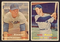1957 Topps Lot of 29 All HOFers or Stars