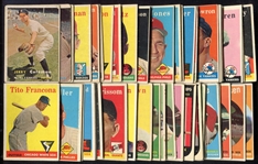 1957-1959 Topps 75 Different w/HOFers & Stars