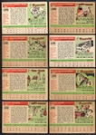1955 Topps Partial Set of 162 Different w/HOFers & Stars