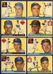 1955 Topps Partial Set of 162 Different w/HOFers & Stars