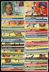 1955 Topps Partial Set of 162 Different w/HOFers & Stars