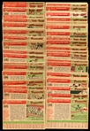 1955 Topps Partial Set of 162 Different w/HOFers & Stars