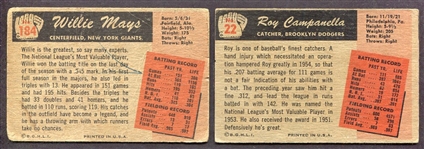 1955 Bowman Partial Set of 224 Diff. w/HOFers & Stars