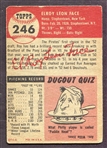 1953 Topps #246 Roy Face Autographed