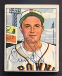 1950 Bowman #189 Owen Friend Autographed