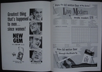 1956 World Series Program Game 3 w/Ticket Stub!