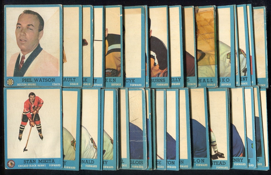 1962-63 Topps Hockey Complete Set of 132