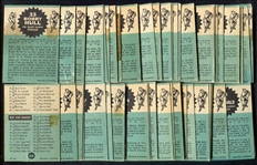 1962-63 Topps Hockey Complete Set of 132