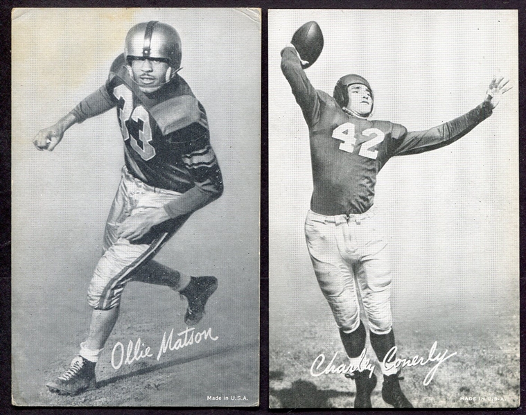 W468 Exhibits Football Conerly & Matson