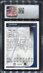2002 Score #137 Tom Brady CSG 9