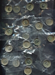 1966 Coke Caps NFL All-Stars Complete Set of 34